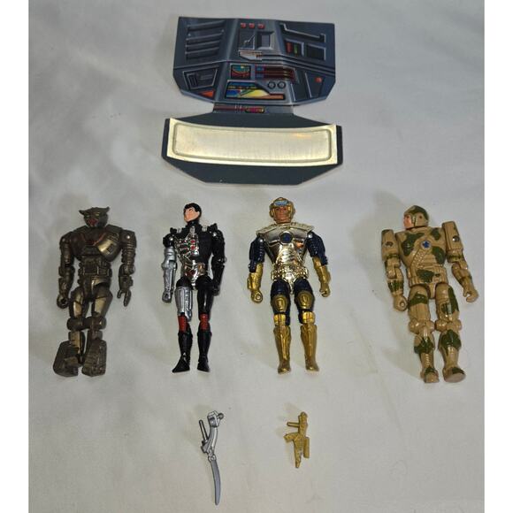 Captain Power Powerjet XT-7 4 Action Figures Weapon 3 VHS Tape Lot 1987 Complete - Picture 3 of 16